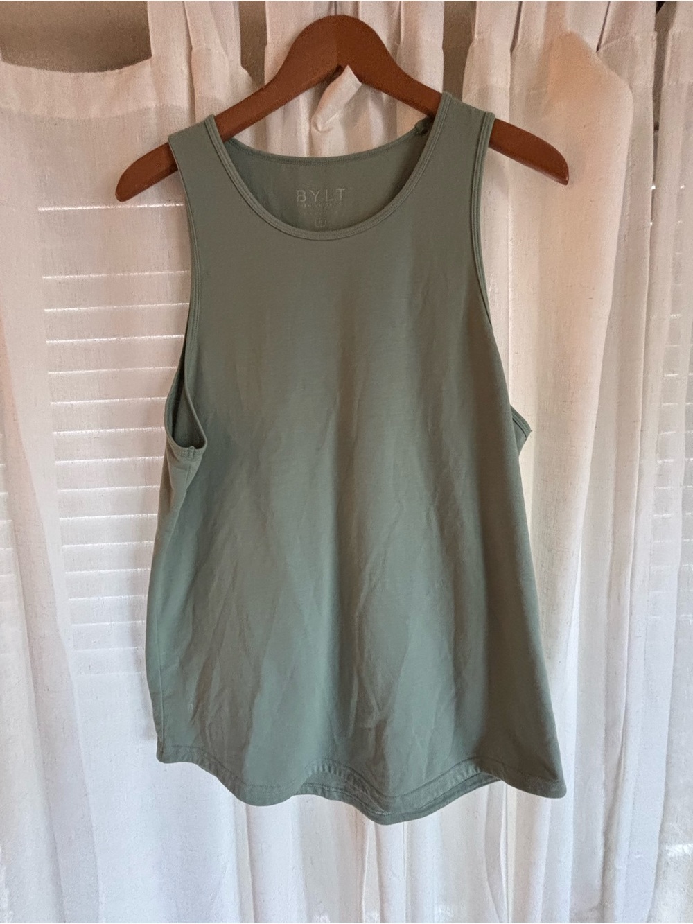 BYLT Basics Men's Sage Green Tank Top